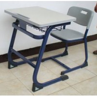 学校课桌椅HY-0235B低价课桌椅供应商
