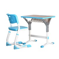 学校课桌椅HY-0360K低价课桌椅供应商