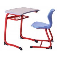 学校课桌椅HY-0248低价课桌椅供应商