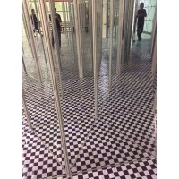六棱柱铝型材用于玻璃镜子迷宫展览展会6棱柱铝料展板六菱柱