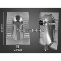 榆林不锈钢窄板蹲便器 减少耗材 方便实用型
