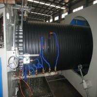 HDPE检查井管生产设备 中空壁缠绕管生产线