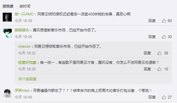 腾讯就侵权诉网易音乐，腾讯QQ音乐获赔85万元