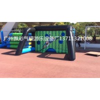 广州充气趣味运动会道具租赁足球充气足球门团体运动器材