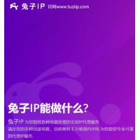 高质量代理IP首选兔子动态IP满足对IP的一切业务需求