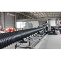 钢带增强排污管设备|大口径螺旋波纹管生产线