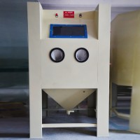 南京五金表面处理小型干式喷砂机 模具除锈手动喷砂机