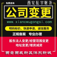 西安西咸新区沣东新城公司变更