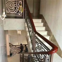 葫芦岛自建房欧式楼梯镂空扶手要大气 客厅中必不可少