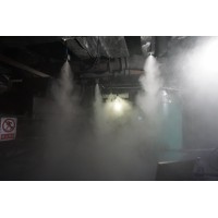 输煤系统皮带机干雾抑尘系统 微米级双流体喷雾除尘 高压微雾