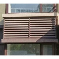 锌钢空调外机保护罩生产厂家，河北任丘子轩金属百叶窗